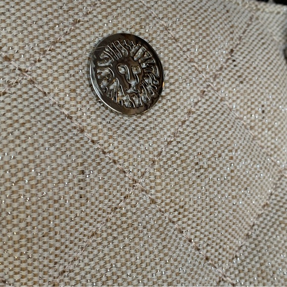 ANNE KLEIN Quilted Snakeskin Shoulder Bag w/ Matching Pouch - Picture 3 of 5